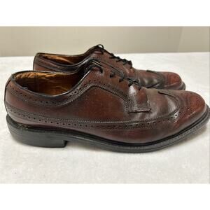 Vintage JC Penny O’Sullivans Men’s Dress Shoes Size 11 EEE Wide Brown Cordovan